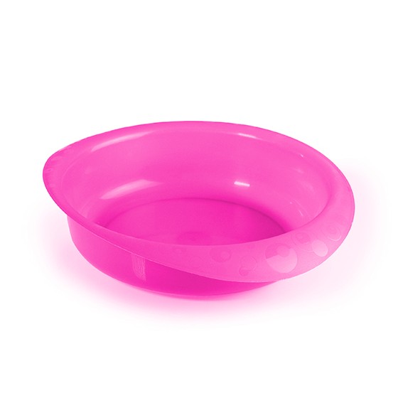 Pink Deep Plate For Baby BPA Free